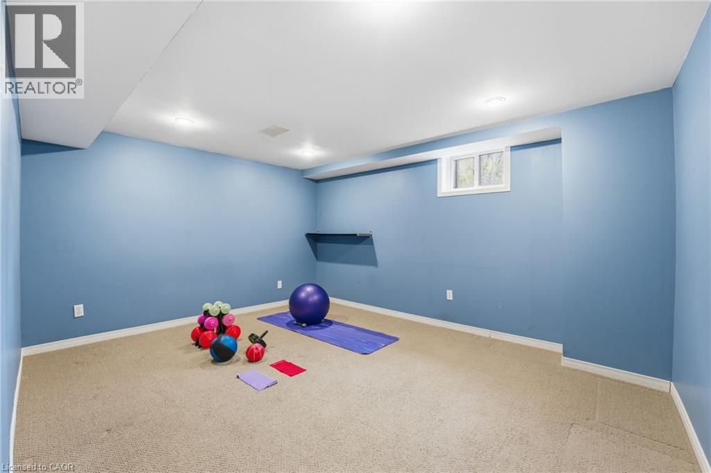Basement Office with window, currently used as exercise room - 84 Chatterson Drive, Ancaster, ON - Indoor