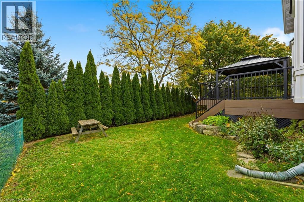 Backyard fenced on 3 sides - 84 Chatterson Drive, Ancaster, ON - Outdoor