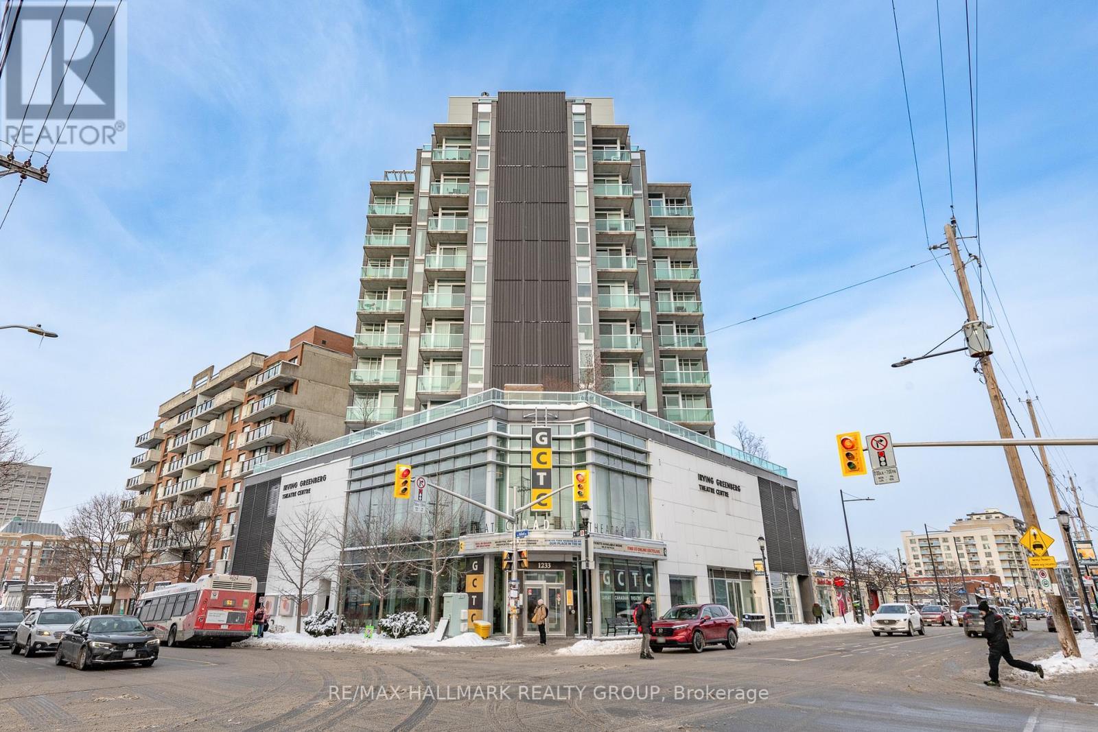 702 - 1227 Wellington Street W, Ottawa, ON - Outdoor With Balcony With Facade