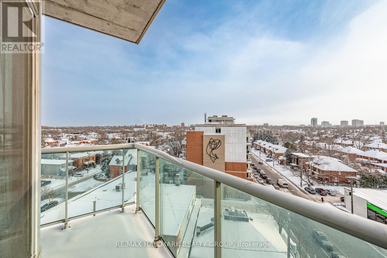 702 - 1227 Wellington Street W, Ottawa, ON - Outdoor With Balcony With View