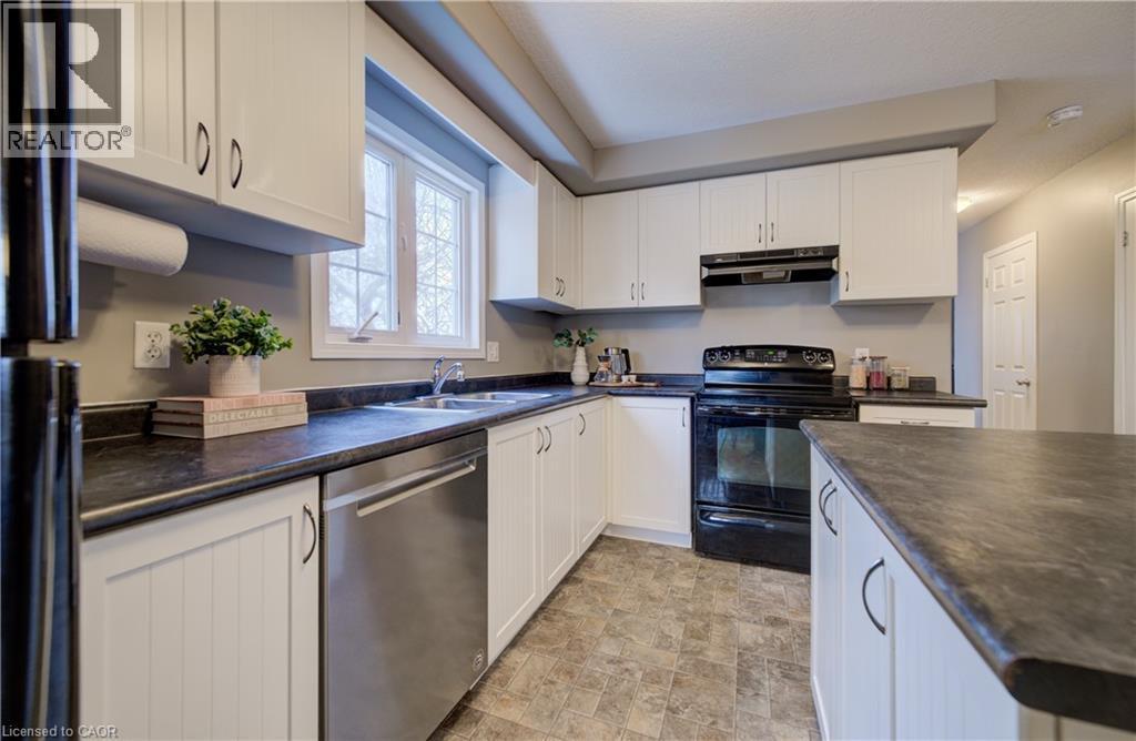 931 Glasgow Street Unit# 2B, Kitchener, ON - Indoor Photo Showing Kitchen With Double Sink