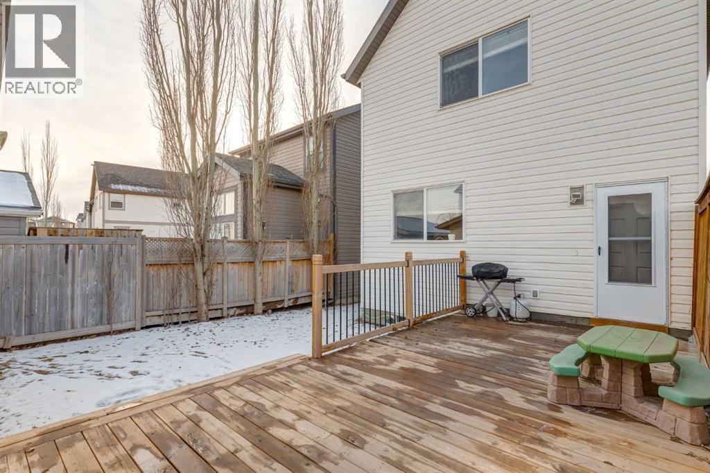 152 New Brighton Grove Se, Calgary, AB - Outdoor With Deck Patio Veranda With Exterior