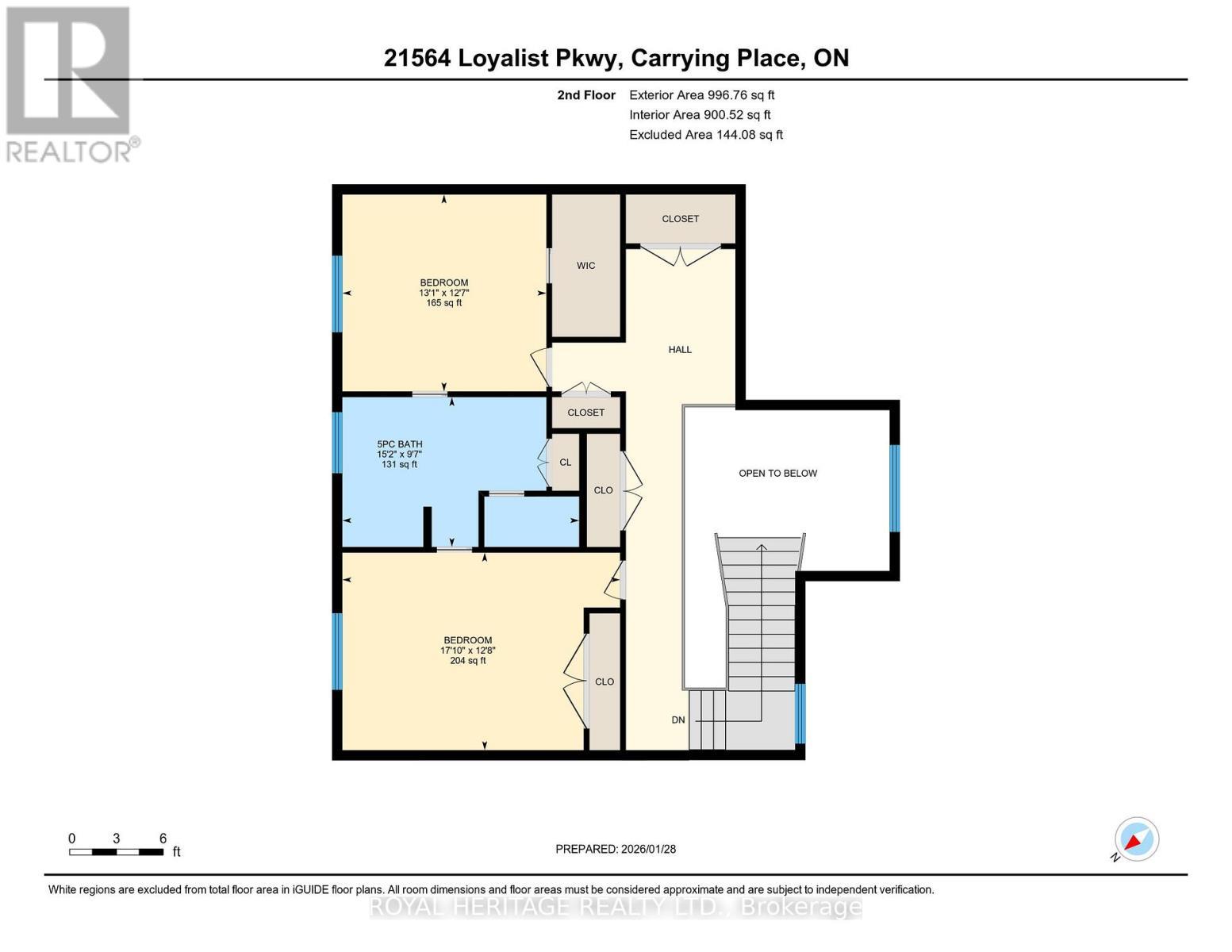 Second Floor Plans - 21564 Loyalist Parkway, Prince Edward County (Ameliasburg Ward), ON - Other