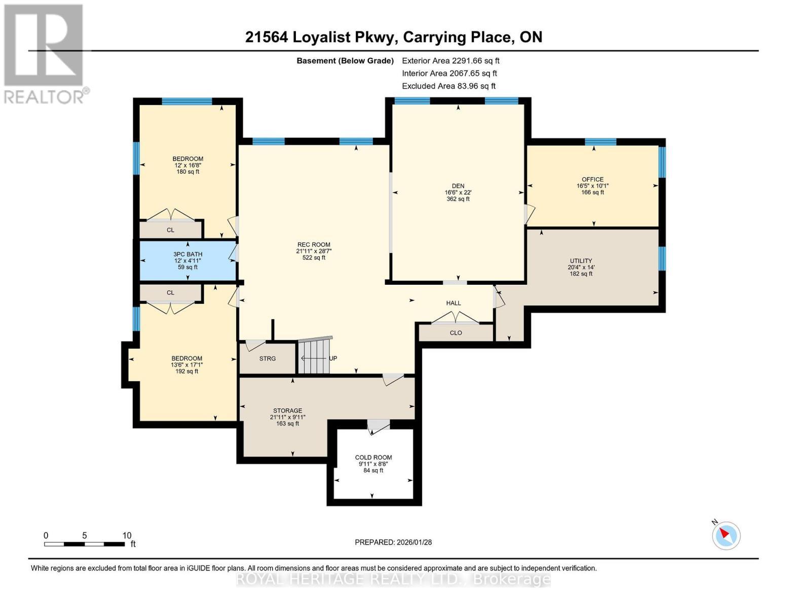 Lower Level Floor Plans - 21564 Loyalist Parkway, Prince Edward County (Ameliasburg Ward), ON - Other