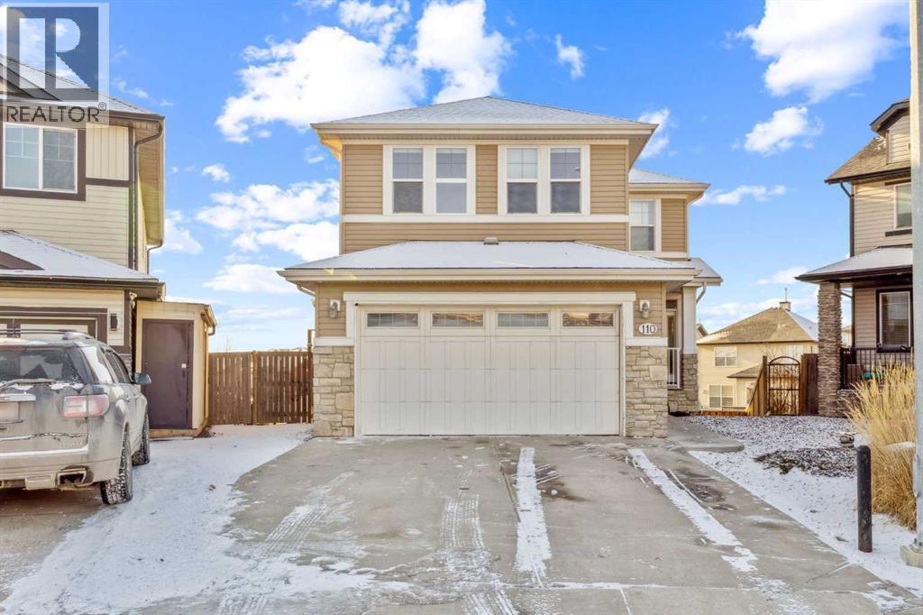 Front of Home - 110 Heritage Place Ne, Cochrane, AB - Outdoor