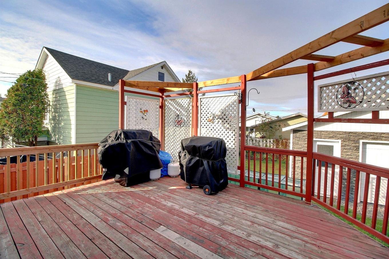 Patio - 281 15E Rue, Val-D'Or, QC - Outdoor With Deck Patio Veranda With Exterior