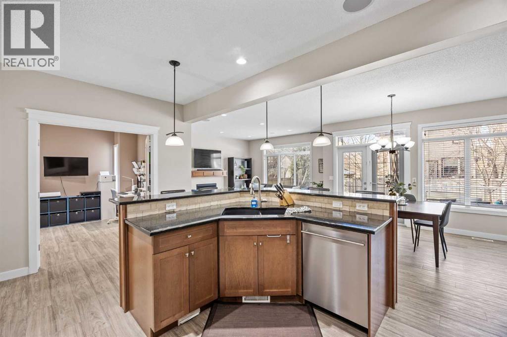202 Royal Oak Heath Nw, Calgary, AB - Indoor Photo Showing Kitchen With Double Sink