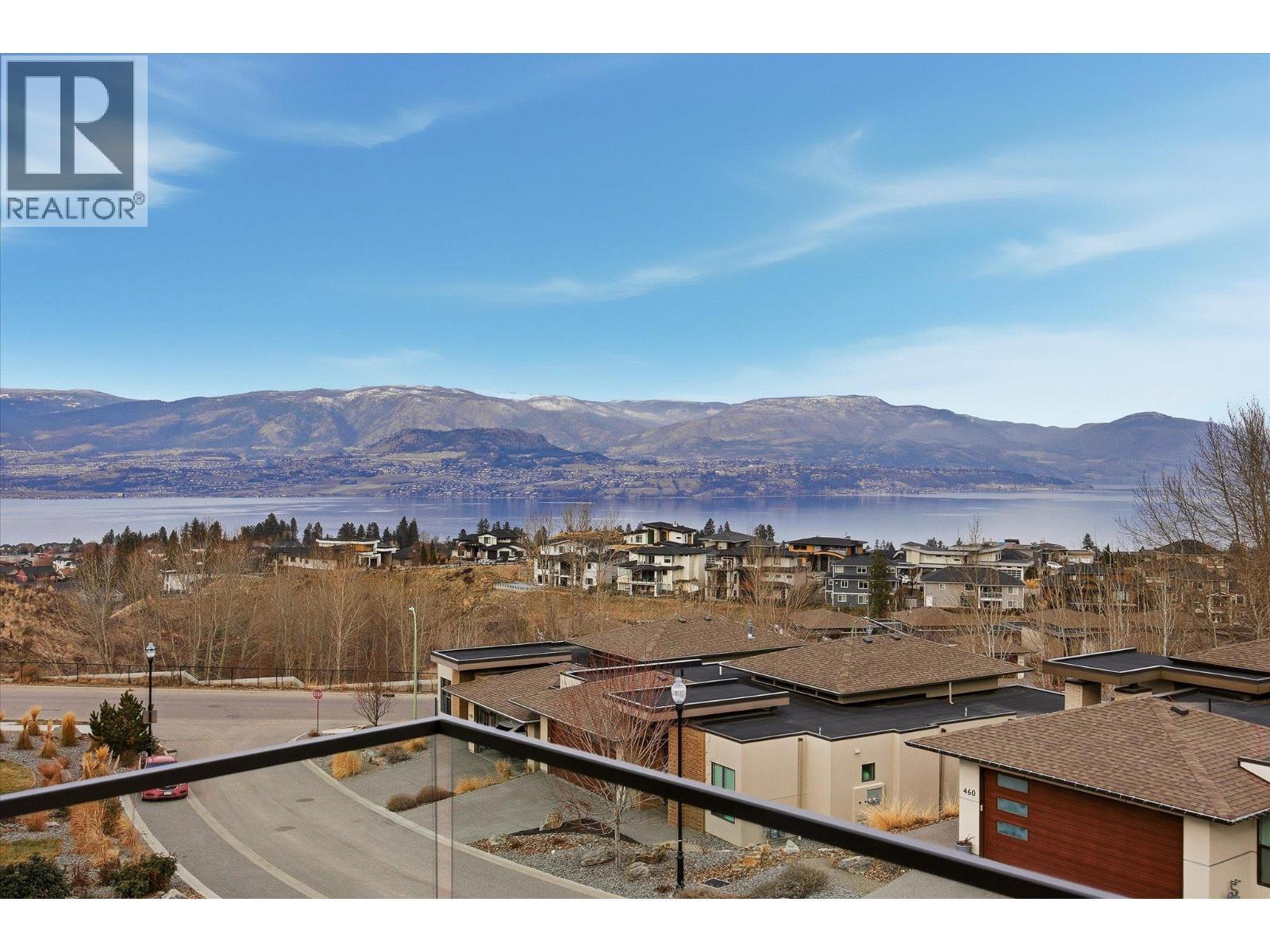 Beautiful view of Okanagan Lake from your main floor balcony - 468 Sparrow Hawk Court, Kelowna, BC - Outdoor With Body Of Water With View