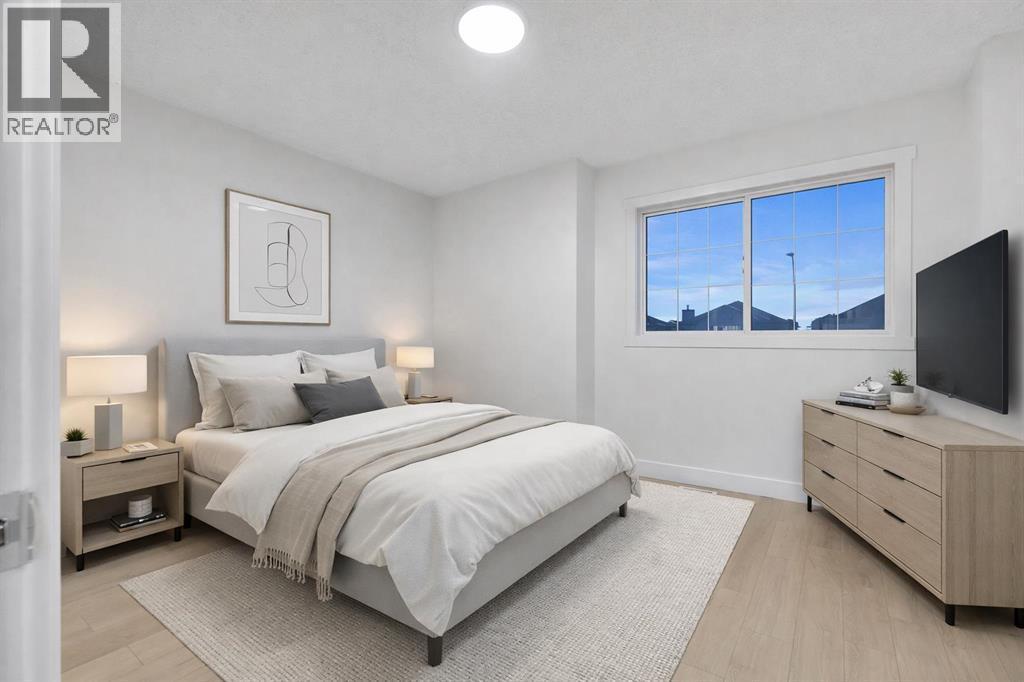 52 Saddlecreek Terrace Ne, Calgary, AB - Indoor Photo Showing Bedroom