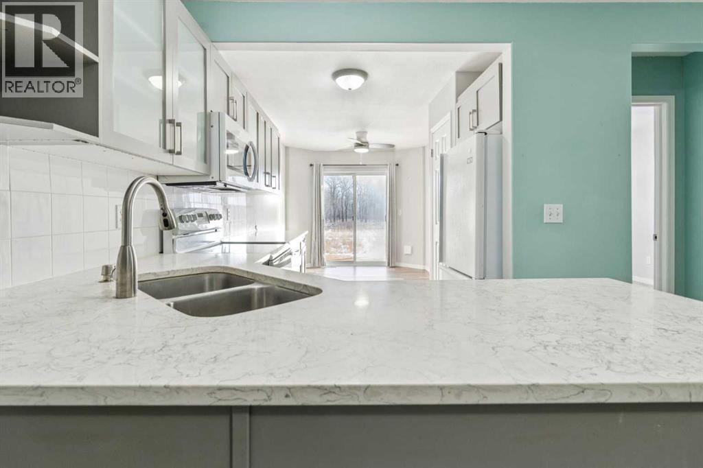 1005 Eagleview Place Nw, High River, AB - Indoor Photo Showing Kitchen With Double Sink With Upgraded Kitchen