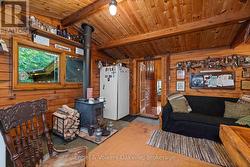 Mud room w/wood stove -