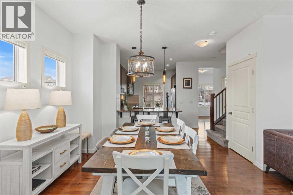 333 Mahogany Boulevard Se, Calgary, AB - Indoor Photo Showing Dining Room