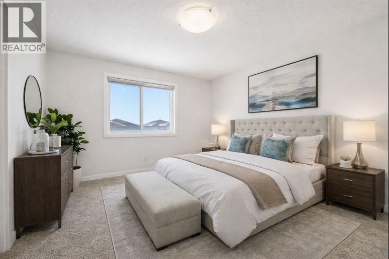 Master Bed - 292 Cornerbrook Drive Ne, Calgary, AB - Indoor Photo Showing Bedroom