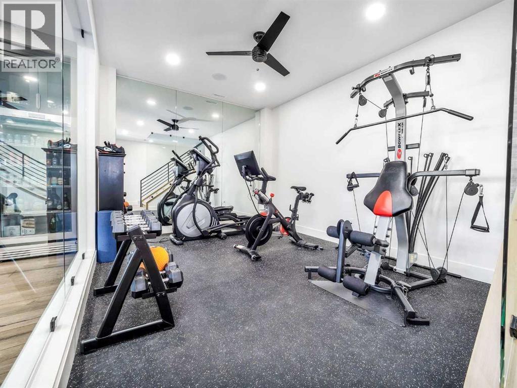 19 Stonecrest Point W, Lethbridge, AB - Indoor Photo Showing Gym Room