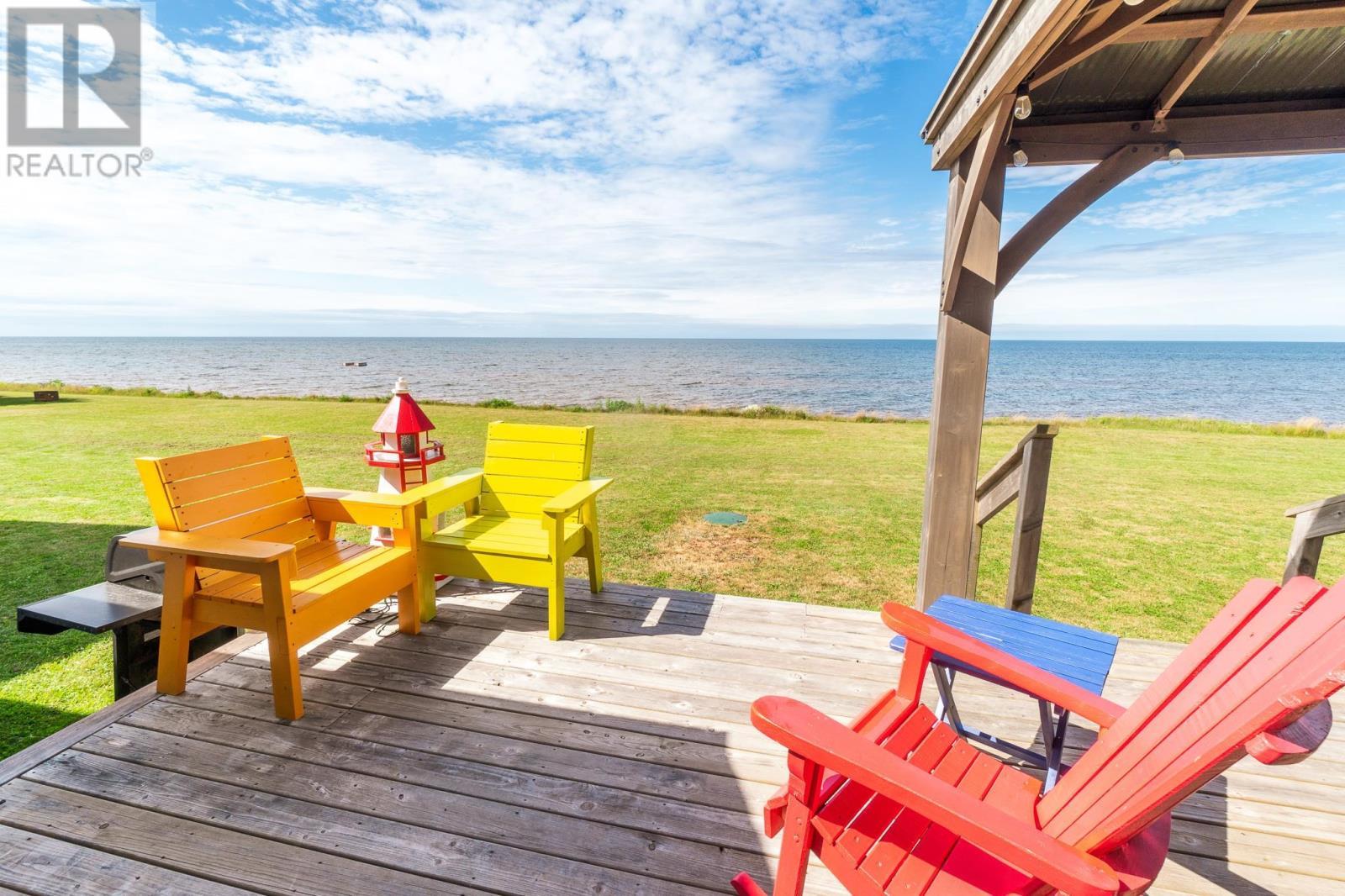 18 Shore Rd E, Hampton, PE - Outdoor With Body Of Water With Deck Patio Veranda With View