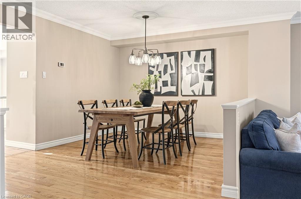 Overlooks living room - 1489 Litchfield Road, Oakville, ON - Indoor Photo Showing Dining Room