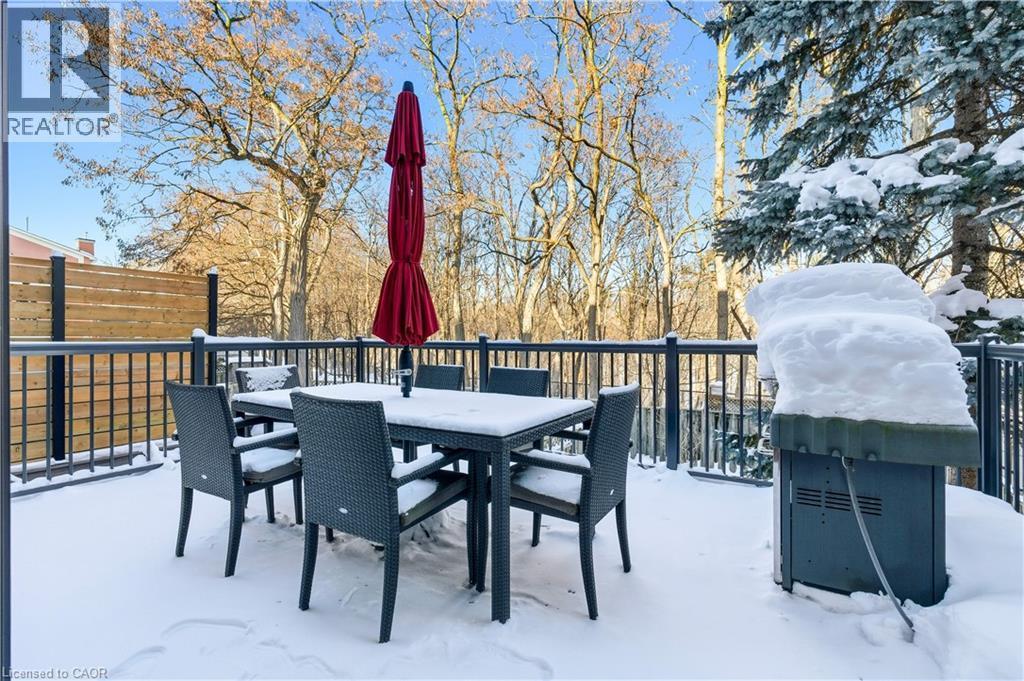 Upgraded composite deck with fabulous ravine views! - 1489 Litchfield Road, Oakville, ON - Outdoor With Deck Patio Veranda