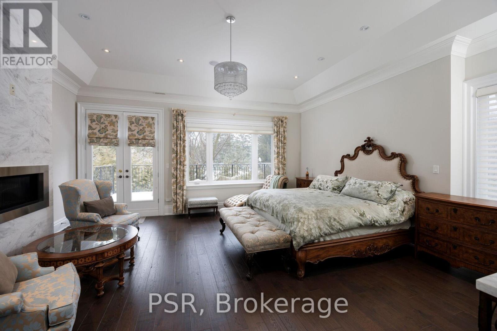 22 Ida Street, Markham, ON - Indoor Photo Showing Bedroom With Fireplace