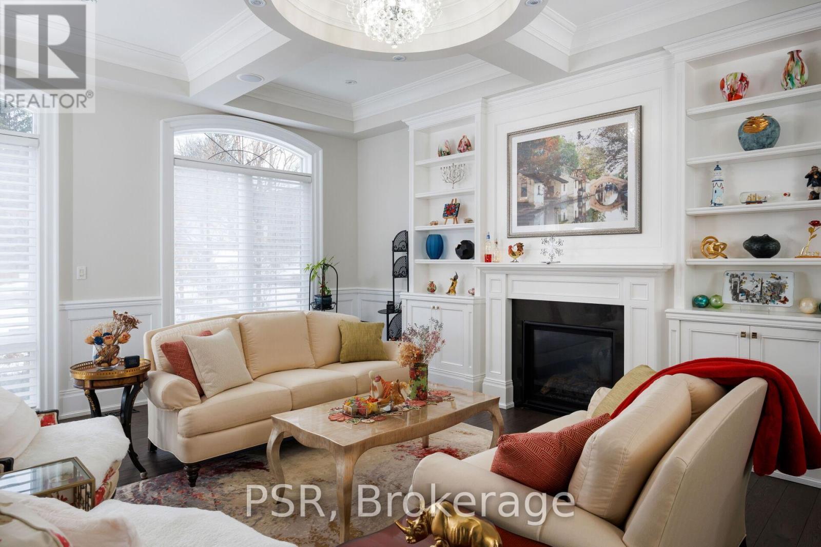 22 Ida Street, Markham, ON - Indoor Photo Showing Living Room With Fireplace