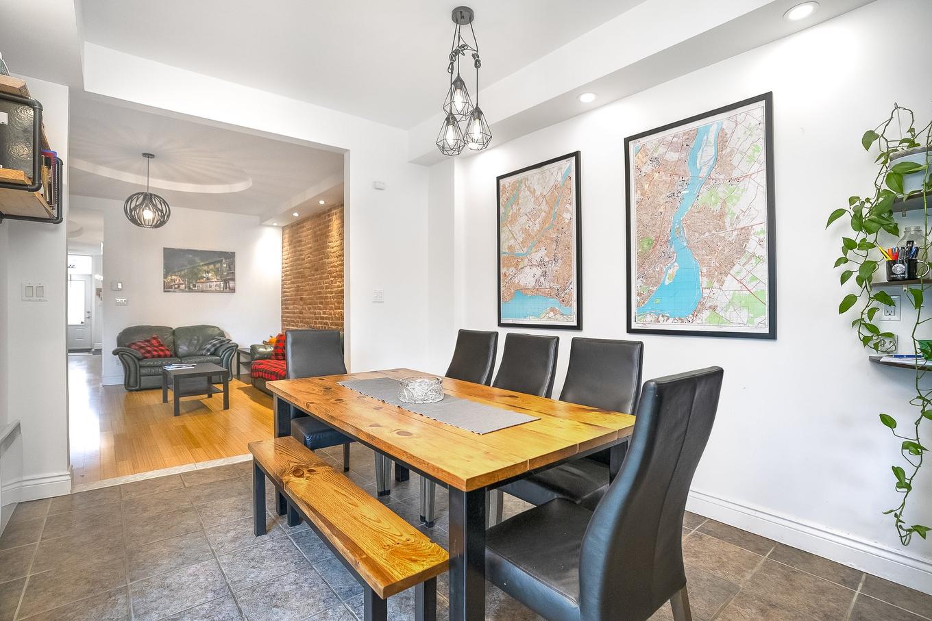 Dining room - 558 Rue Théodore, Montréal (Mercier/Hochelaga-Maisonneuve), QC - Indoor Photo Showing Dining Room
