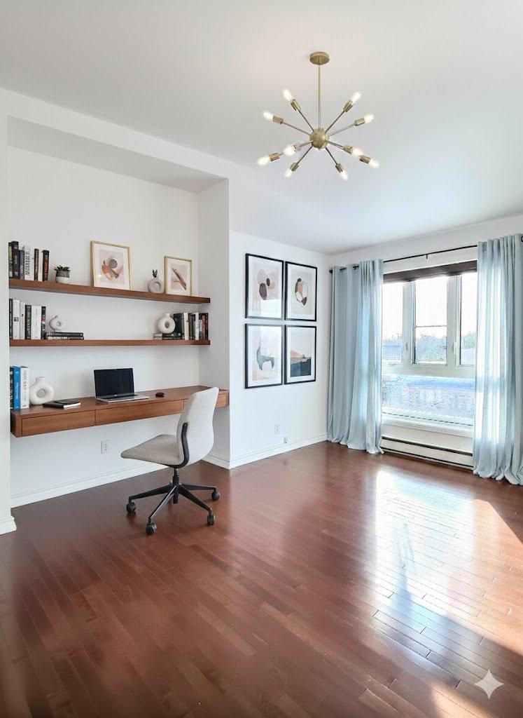 Primary bedroom - 303-5200 Rue Léon-Méthot, Trois-Rivières, QC - Indoor Photo Showing Office