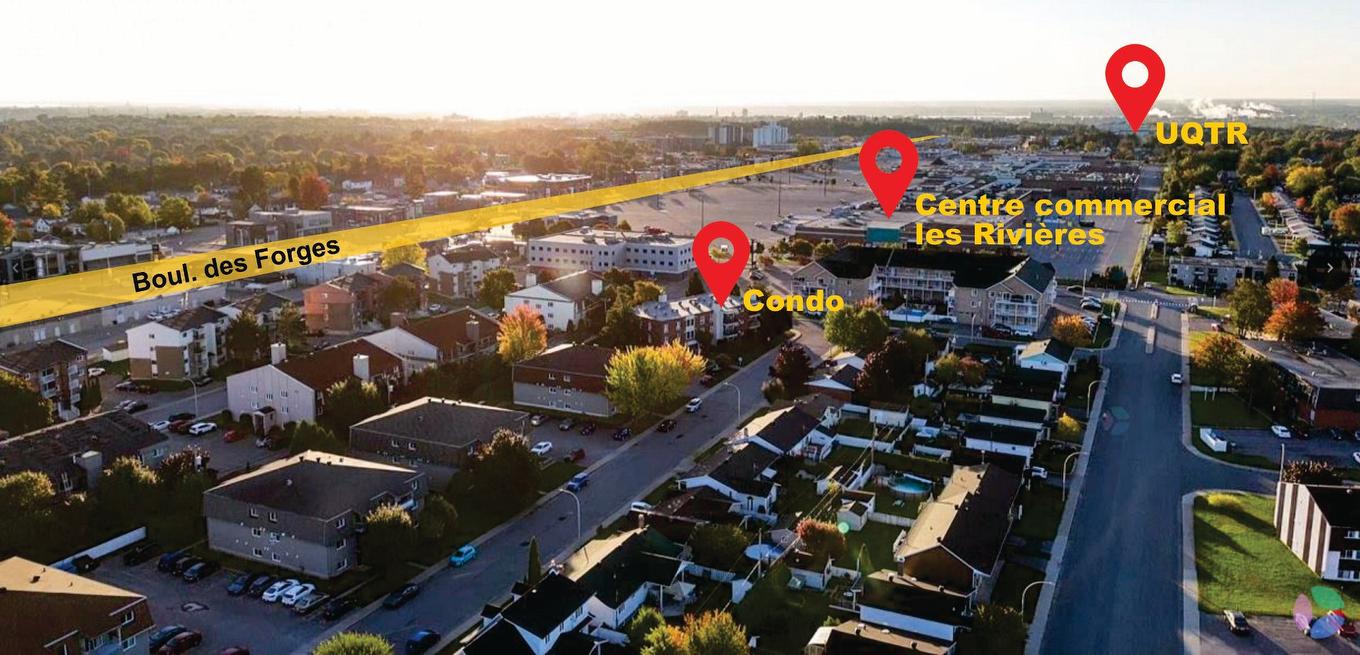 Overall view - 303-5200 Rue Léon-Méthot, Trois-Rivières, QC - Outdoor With View