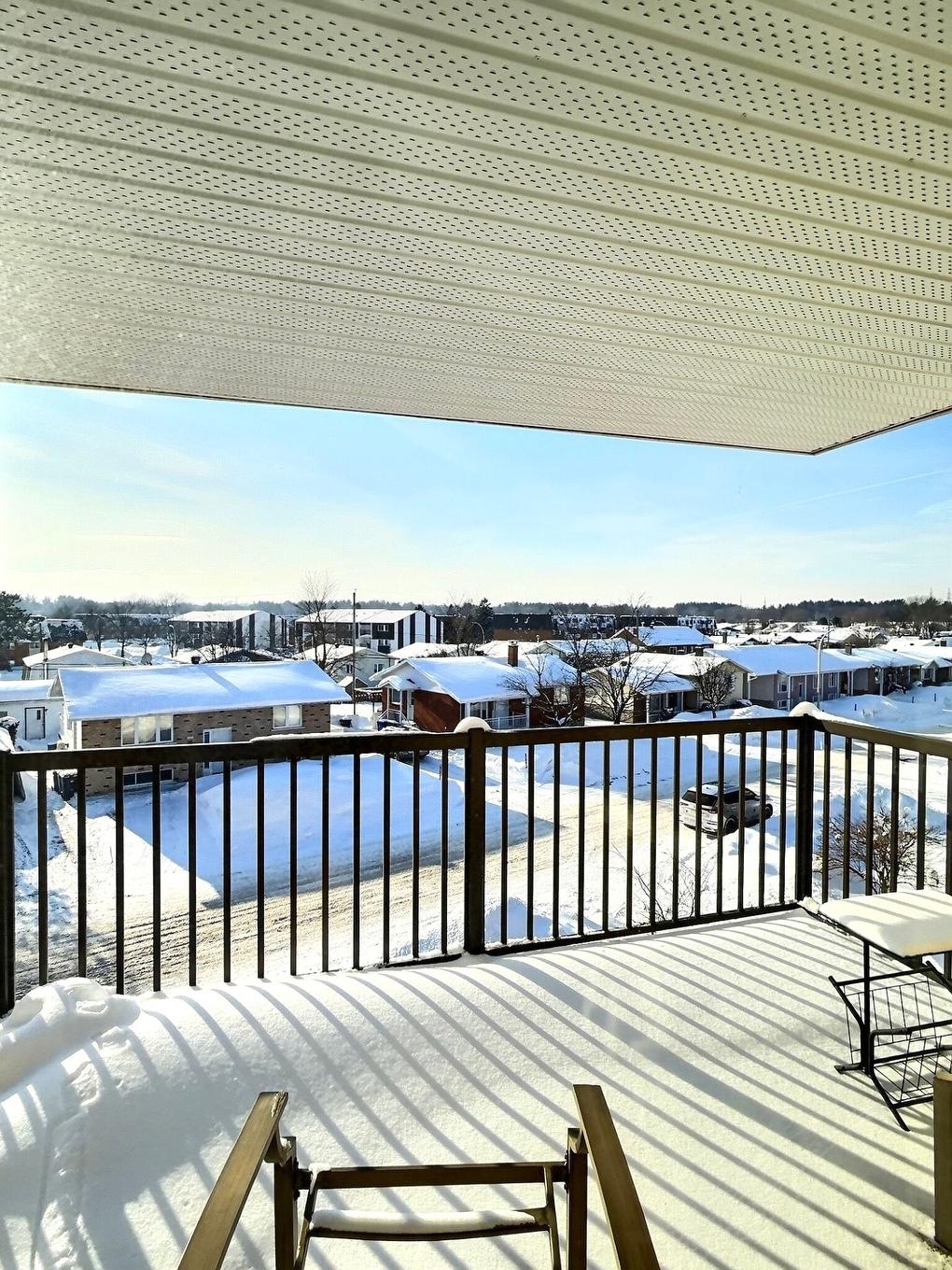 Balcony - 303-5200 Rue Léon-Méthot, Trois-Rivières, QC - Outdoor With View
