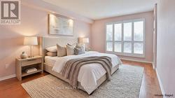 Primary bedroom staged -