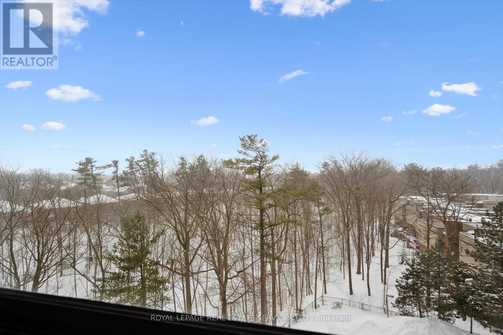 Enjoy Incredible Ravine Views from the Bedroom - 702 - 1240 Marlborough Court, Oakville, ON - Outdoor With View