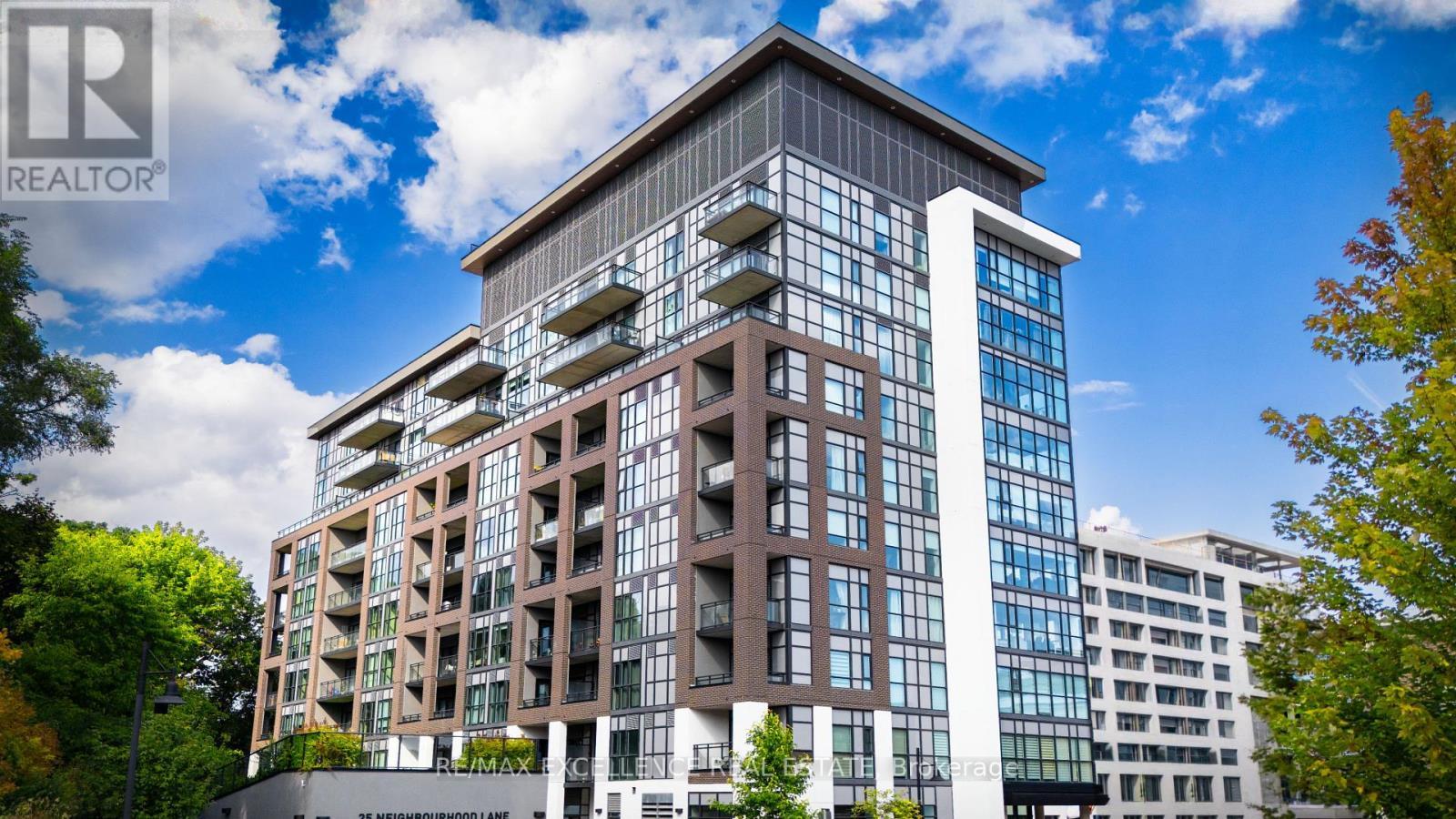 507 - 25 Neighbourhood Lane, Toronto, ON - Outdoor With Balcony With Facade