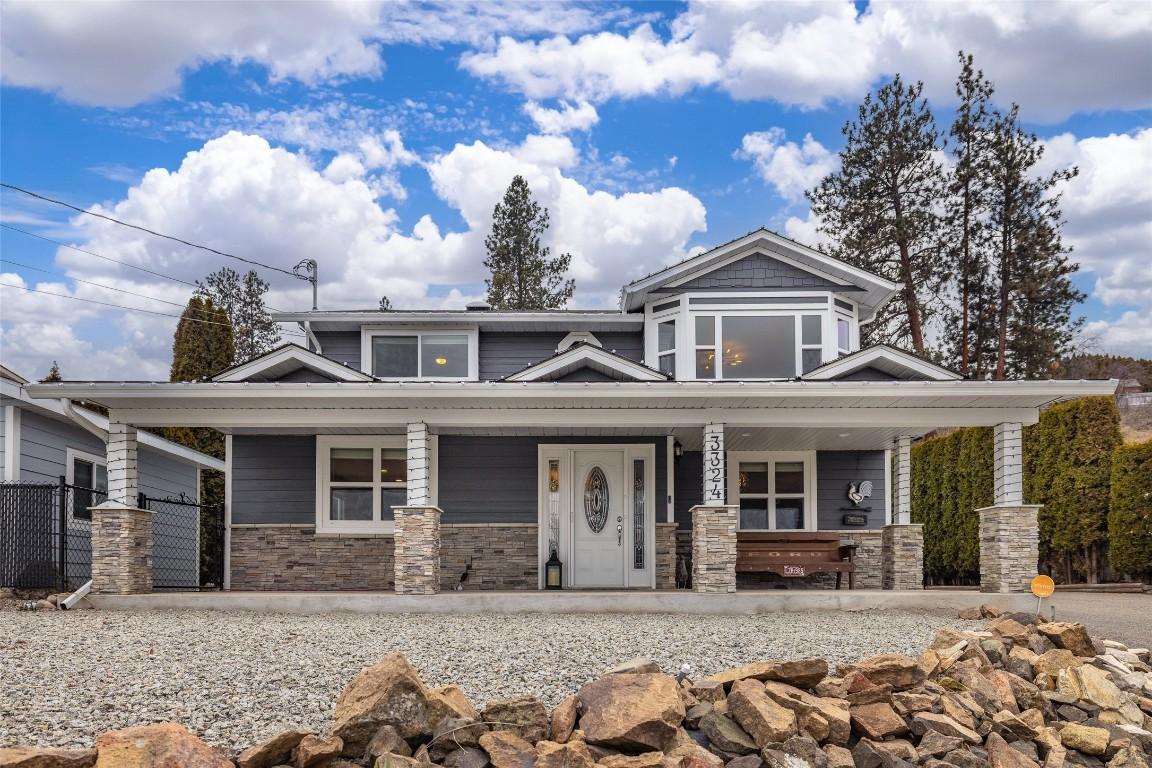 3324 Mcginnis Road, West Kelowna, BC - Outdoor With Deck Patio Veranda With Facade