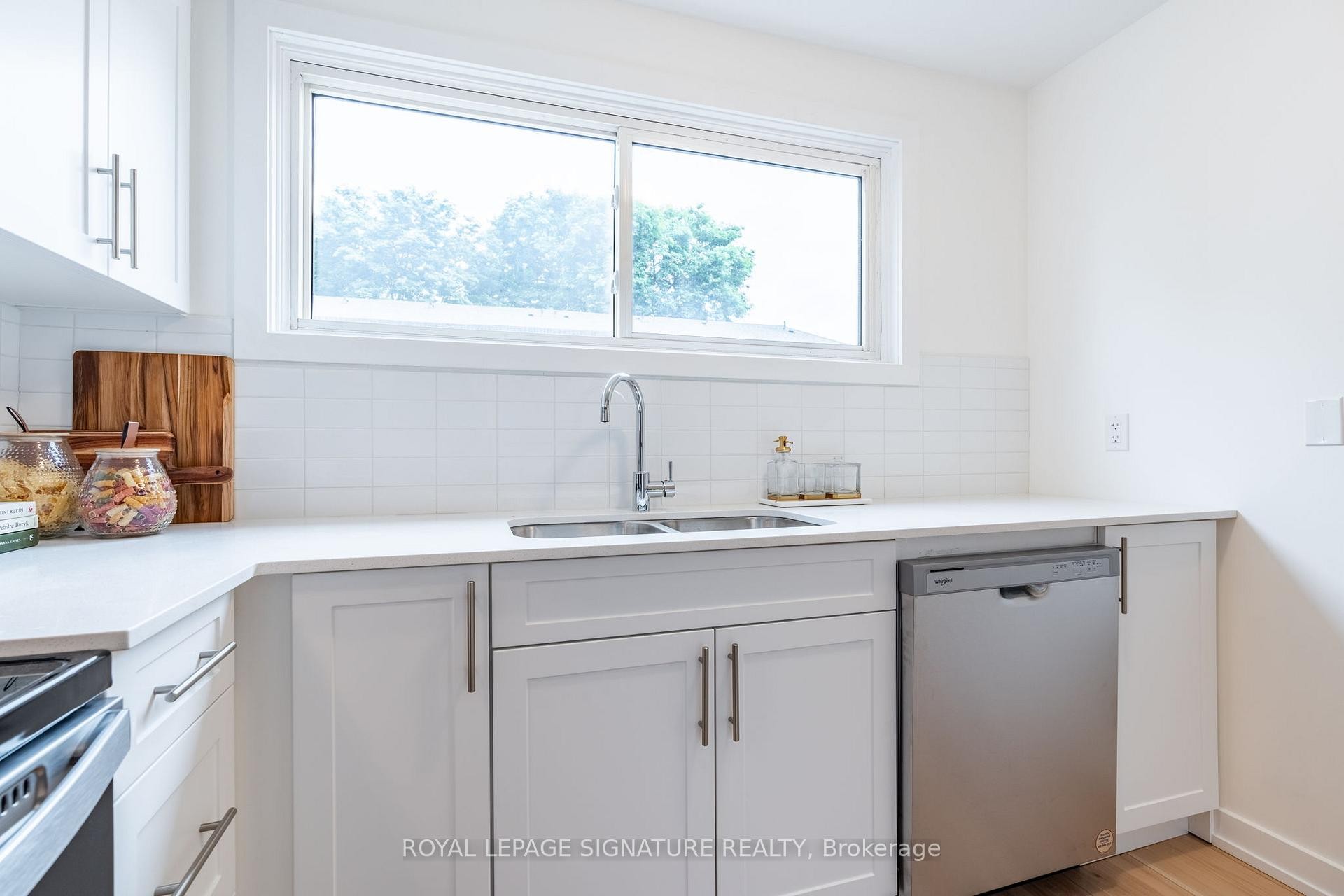 63 Woodman Drive N, Hamilton, ON - Indoor Photo Showing Kitchen With Double Sink