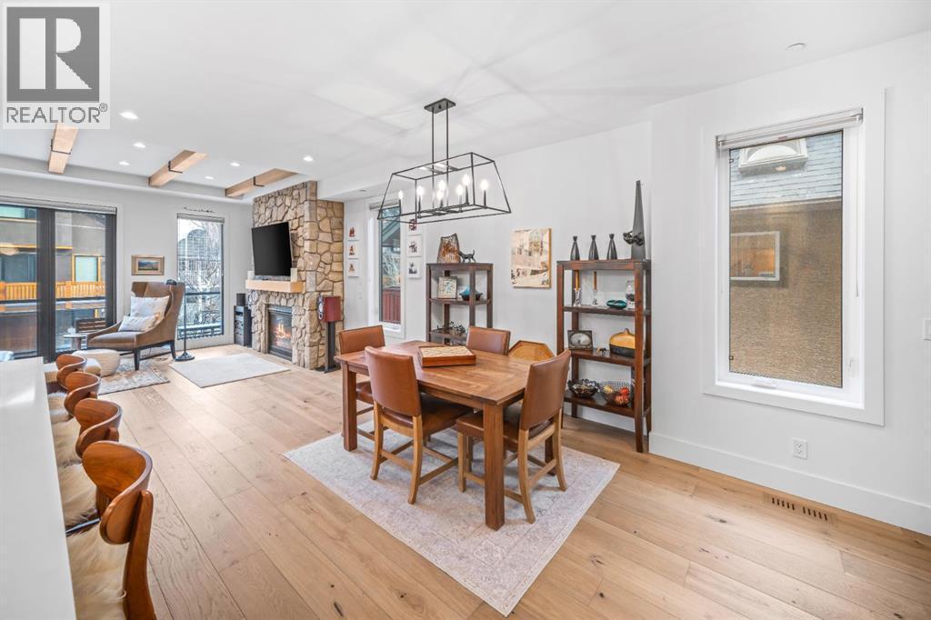 4, 810 3Rd Street, Canmore, AB - Indoor With Fireplace