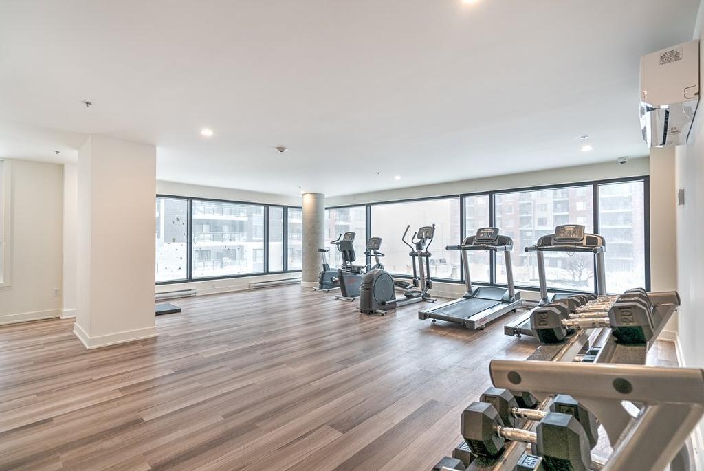 Salle d'exercice - 602-1700 Rue Viola-Desmond, Montréal (Lasalle), QC - Indoor Photo Showing Gym Room