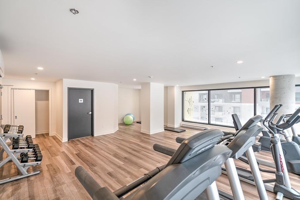 Salle d'exercice - 602-1700 Rue Viola-Desmond, Montréal (Lasalle), QC - Indoor Photo Showing Gym Room