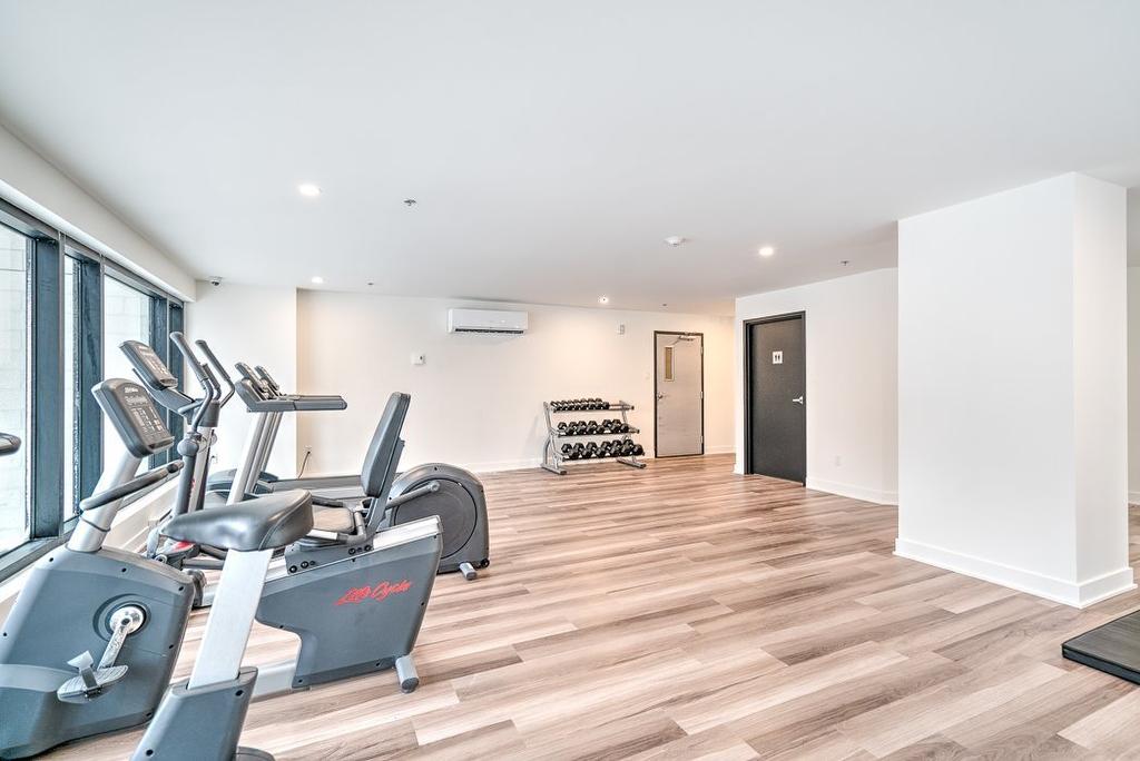 Salle d'exercice - 602-1700 Rue Viola-Desmond, Montréal (Lasalle), QC - Indoor Photo Showing Gym Room