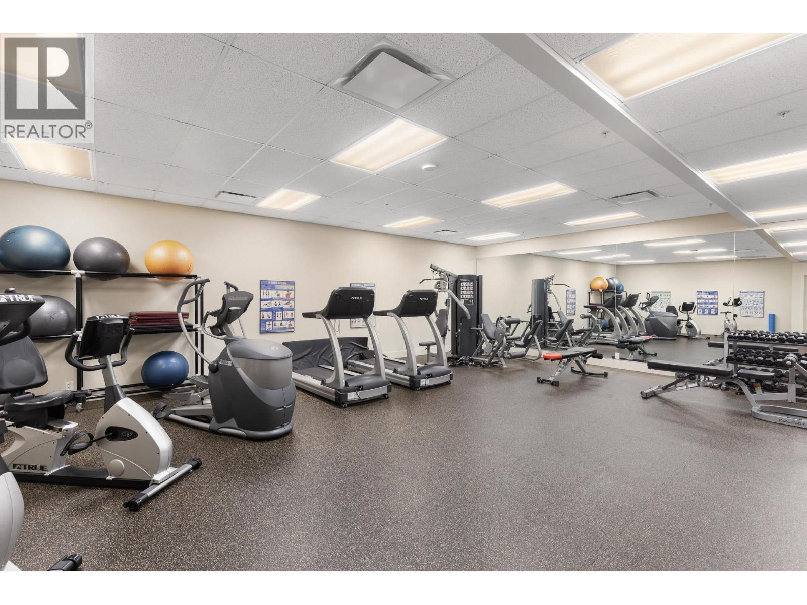 1395 Ellis Street Unit# 506, Kelowna, BC - Indoor Photo Showing Gym Room