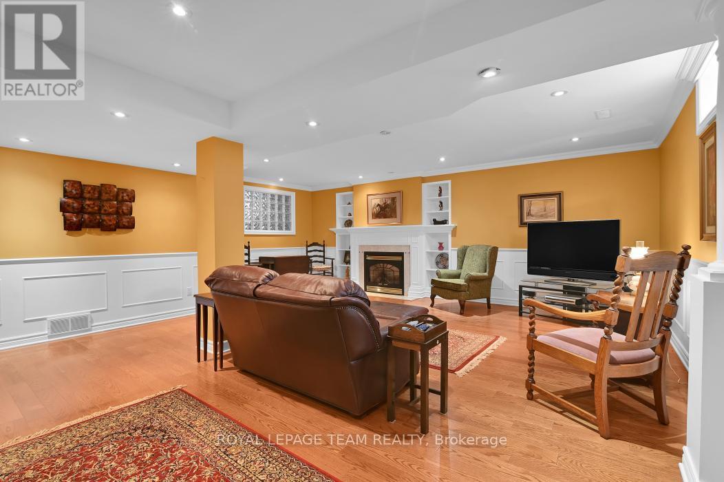 5 Wersch Lane, Ottawa, ON - Indoor Photo Showing Living Room With Fireplace