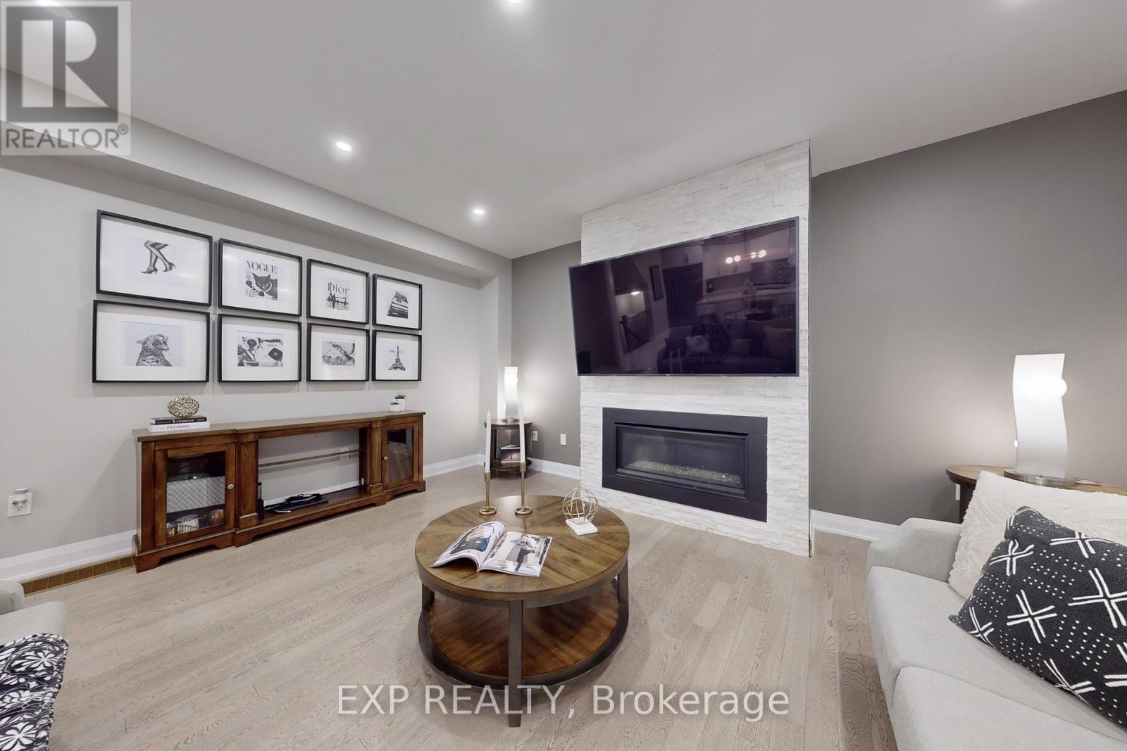 59 Lipscott Drive, Caledon, ON - Indoor Photo Showing Living Room With Fireplace