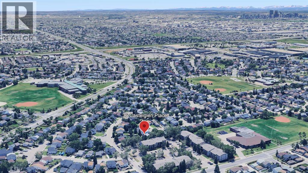 36 Castleglen Place Ne, Calgary, AB - Outdoor With View