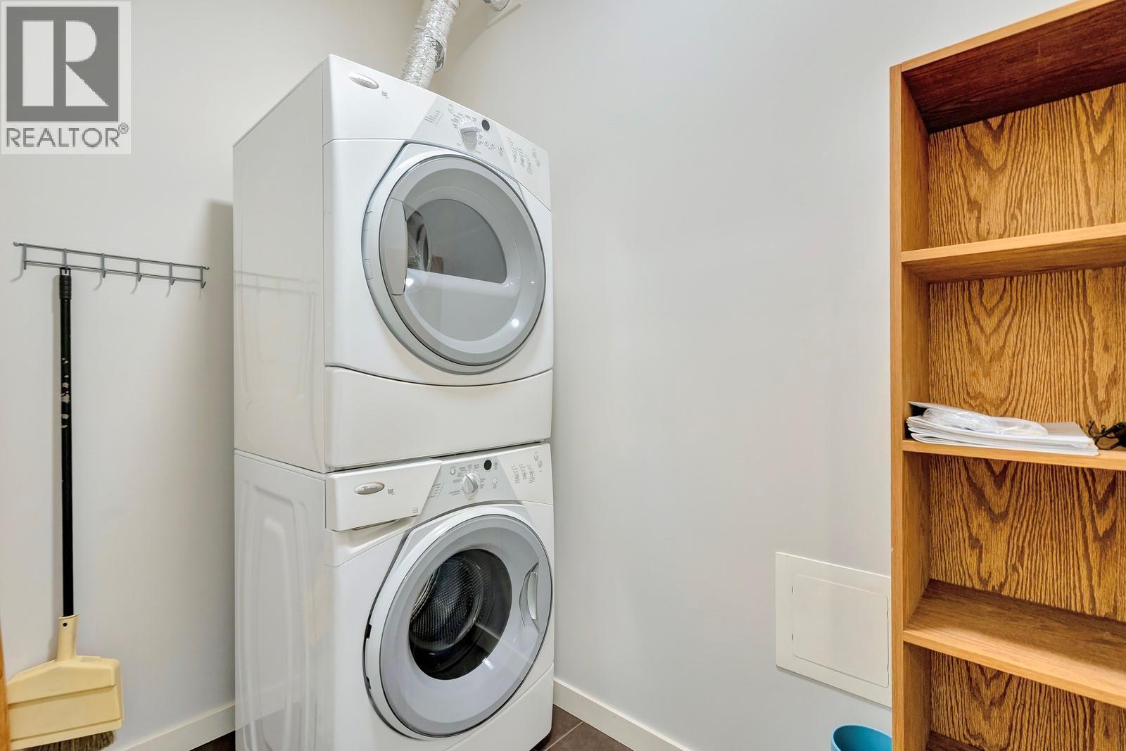 Generous Laundry Space Inside The Unit - 3739 Casorso Road Unit# 313, Kelowna, BC - Indoor Photo Showing Laundry Room
