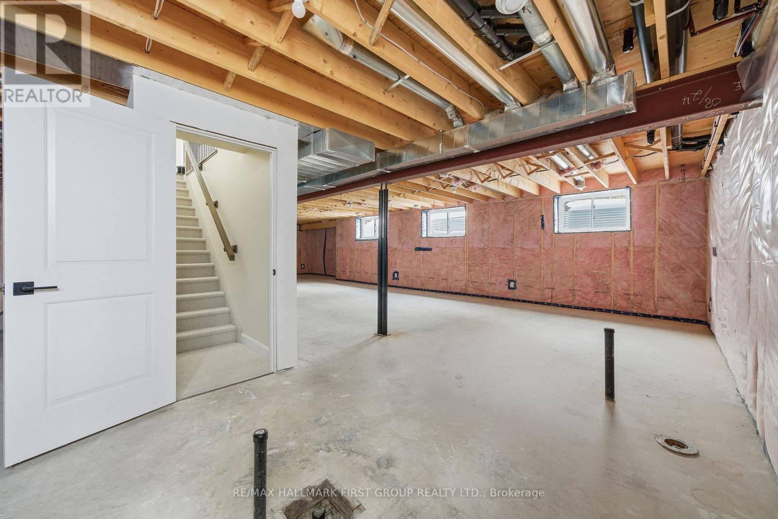 Lower Level Rough in for Bathroom - 35 Crookston Road, Centre Hastings, ON - Indoor Photo Showing Basement