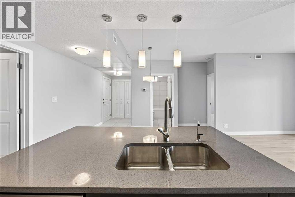 501, 24 Varsity Estates Circle Nw, Calgary, AB - Indoor Photo Showing Kitchen With Double Sink With Upgraded Kitchen