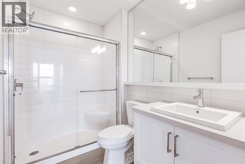 3pc ensuite - 202, 437 Alpine Avenue Sw, Calgary, AB - Indoor Photo Showing Bathroom