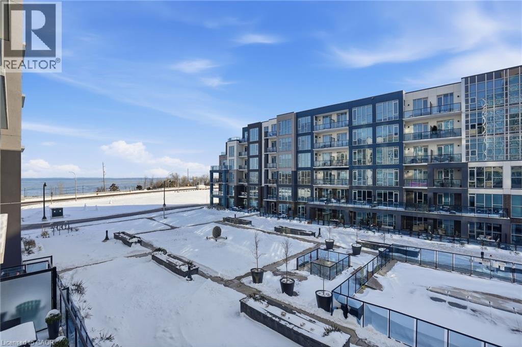 16 Concord Place Unit# 346, Grimsby, ON - Outdoor With Body Of Water With Balcony