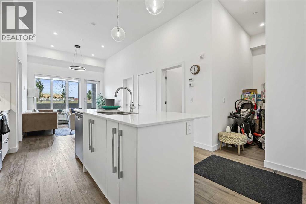 3121, 60 Skyview Ranch Road Ne, Calgary, AB - Indoor Photo Showing Kitchen With Upgraded Kitchen