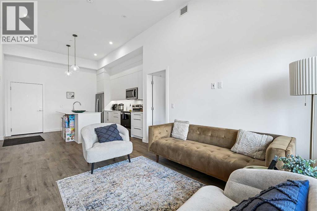 3121, 60 Skyview Ranch Road Ne, Calgary, AB - Indoor Photo Showing Living Room