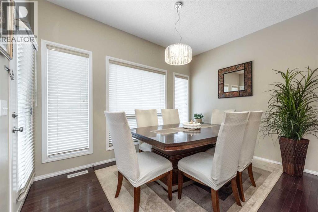 212 Silverado Range Heights Sw, Calgary, AB - Indoor Photo Showing Dining Room