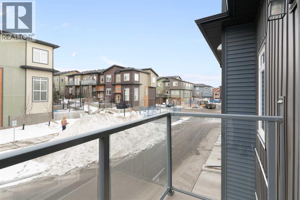 View from rear balcony - 217 Sage Bluff Drive Nw, Calgary, AB - Outdoor With Balcony With Exterior