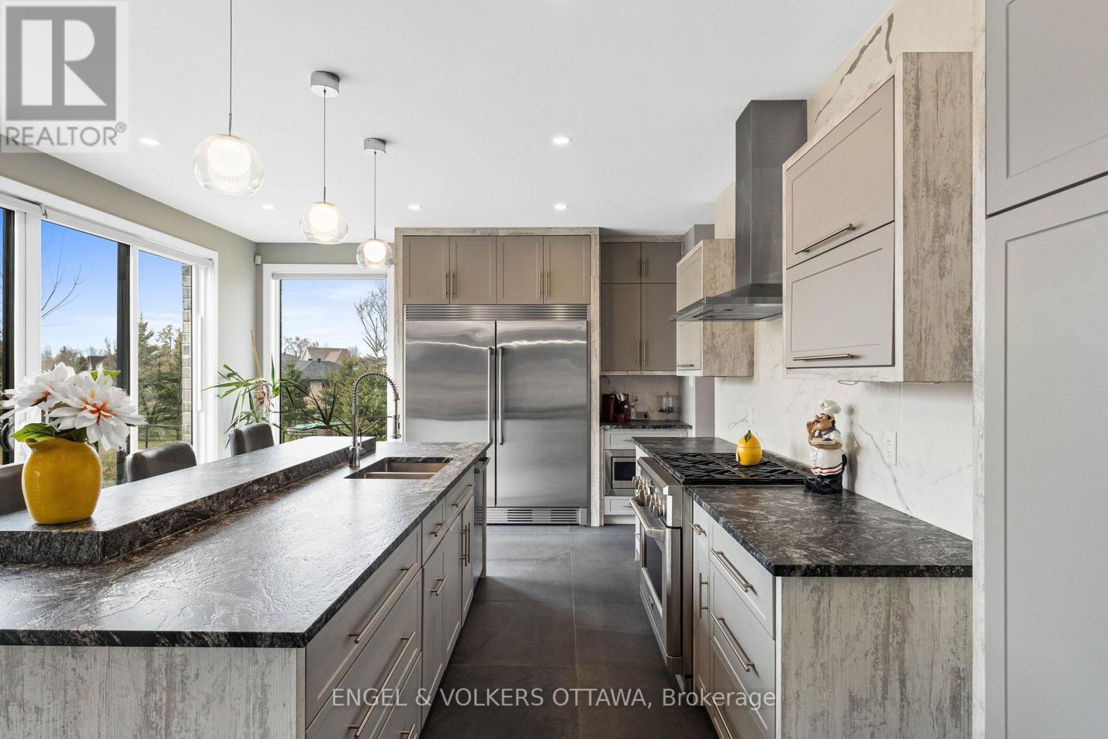 532 Leimerk Court, Ottawa, ON - Indoor Photo Showing Kitchen With Stainless Steel Kitchen With Upgraded Kitchen